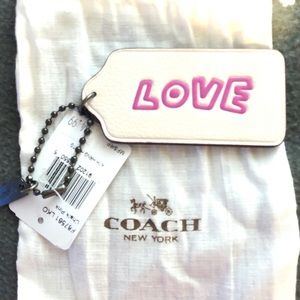 NWT Coach Keith Haring Hangtag Key F87561